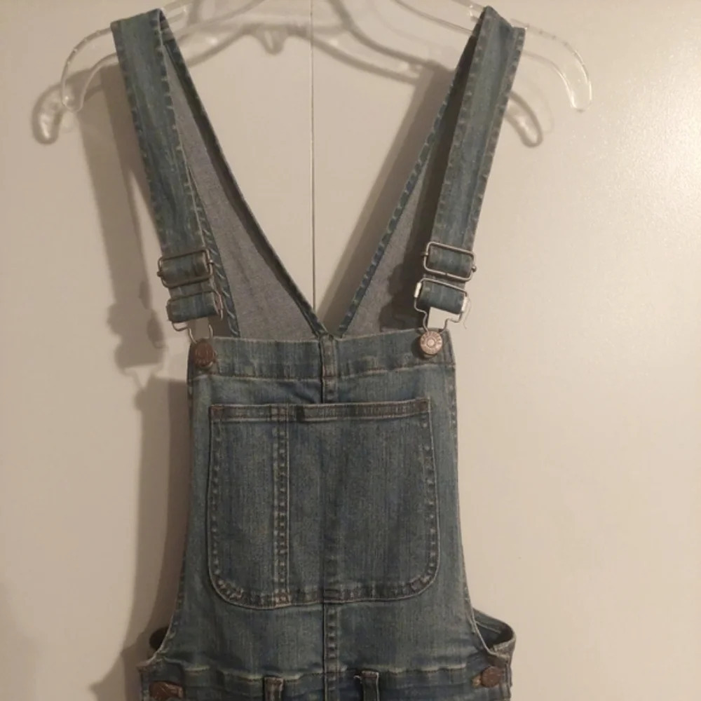 Madewell Skinny Denim bib overalls in Camila wash size xsmall - Picture 10 of 13